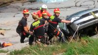 112 de cantabria rescate coche en costa
